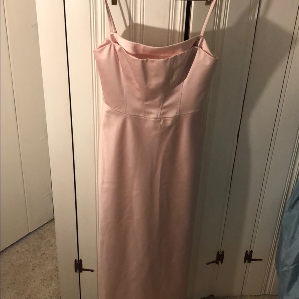 Long pink gown by Cache size 14